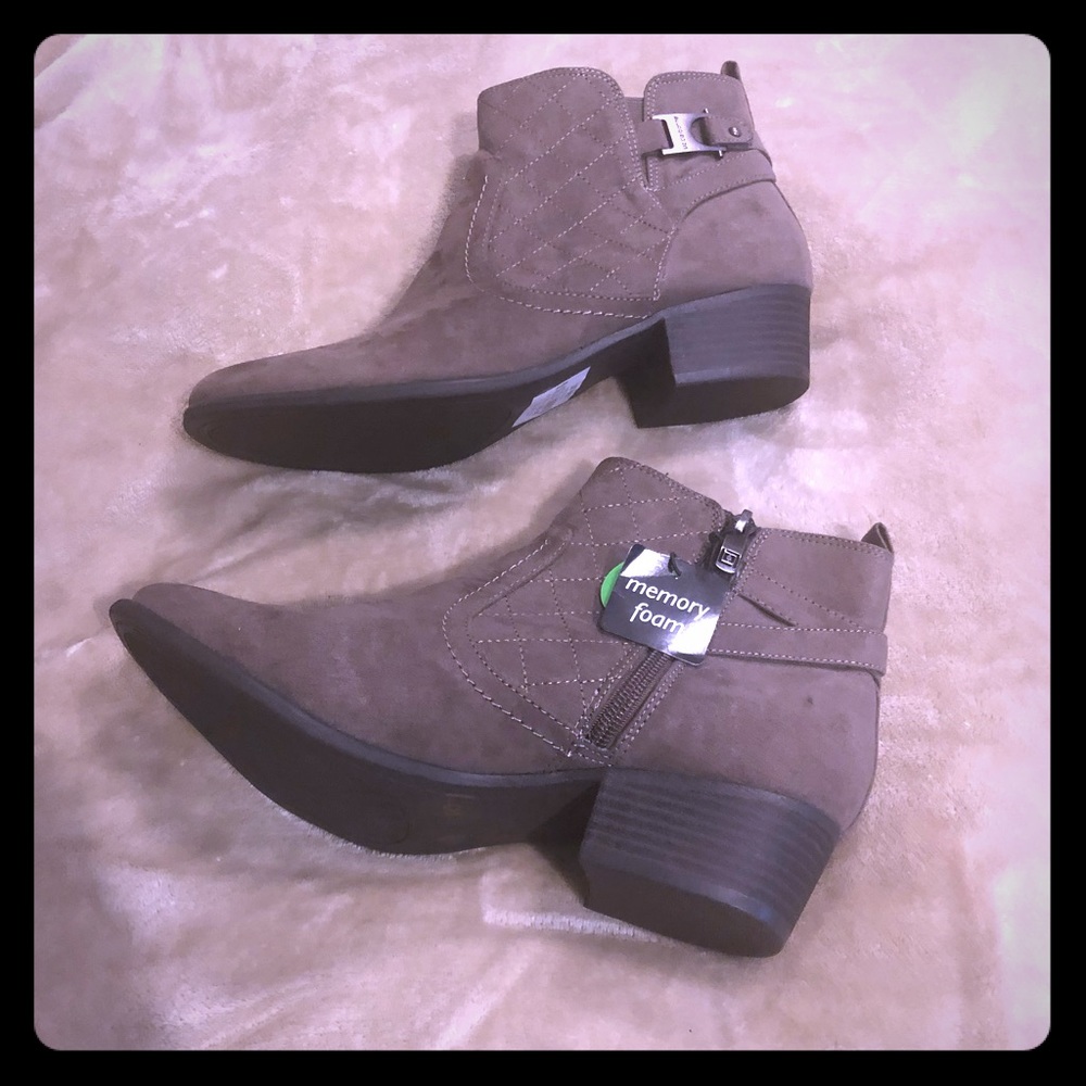 Beige Little Booties